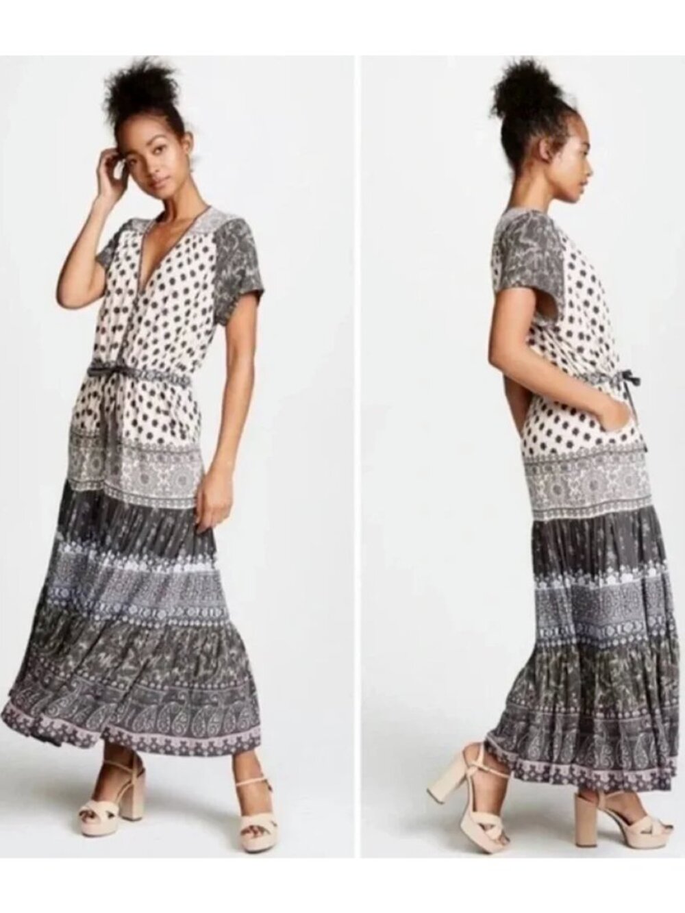 Spell and The Gypsy Lionheart Maxi Dress Size L Modern Boho